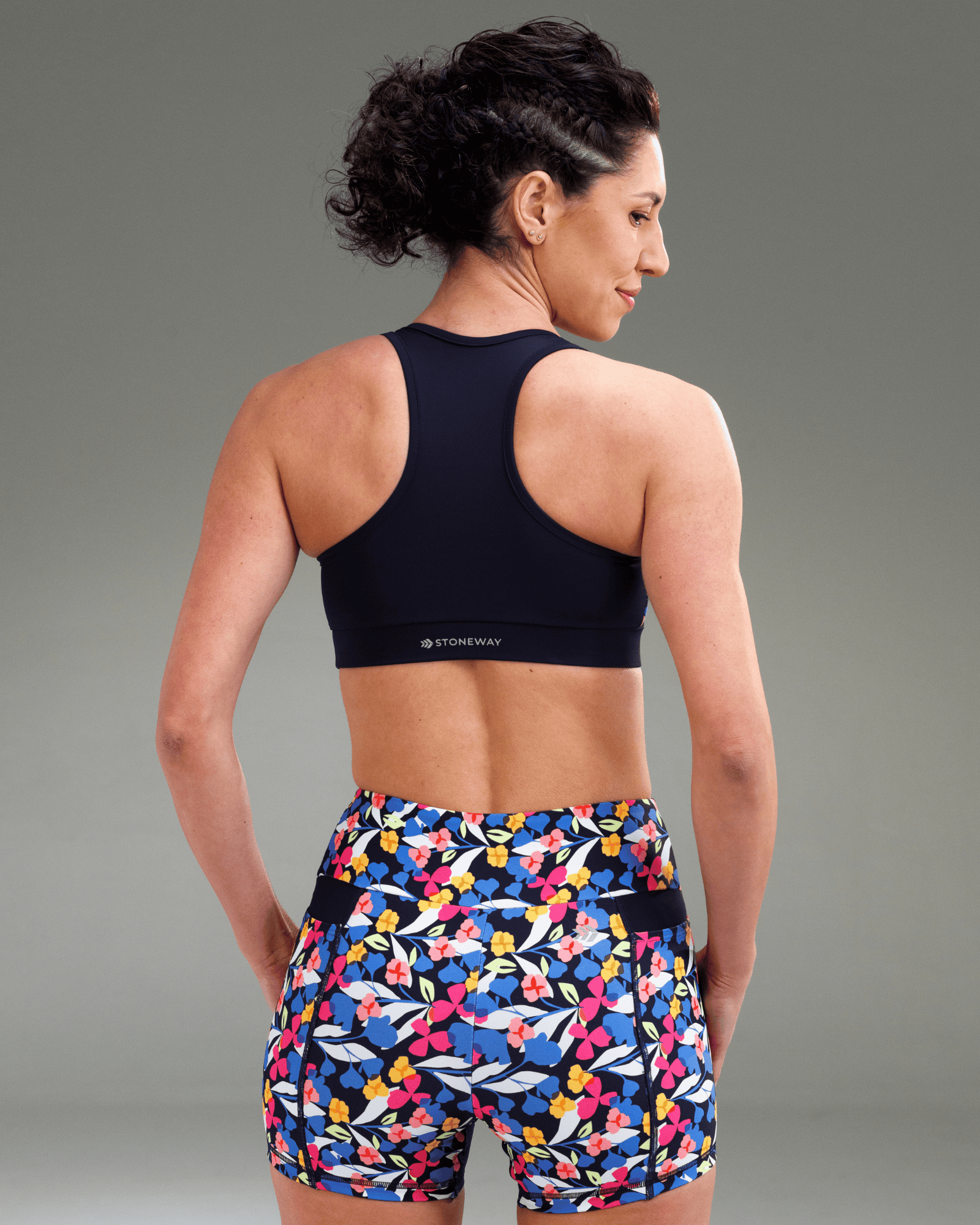 Short Com Bolsos RP Aquaflex - Estampa Santorini