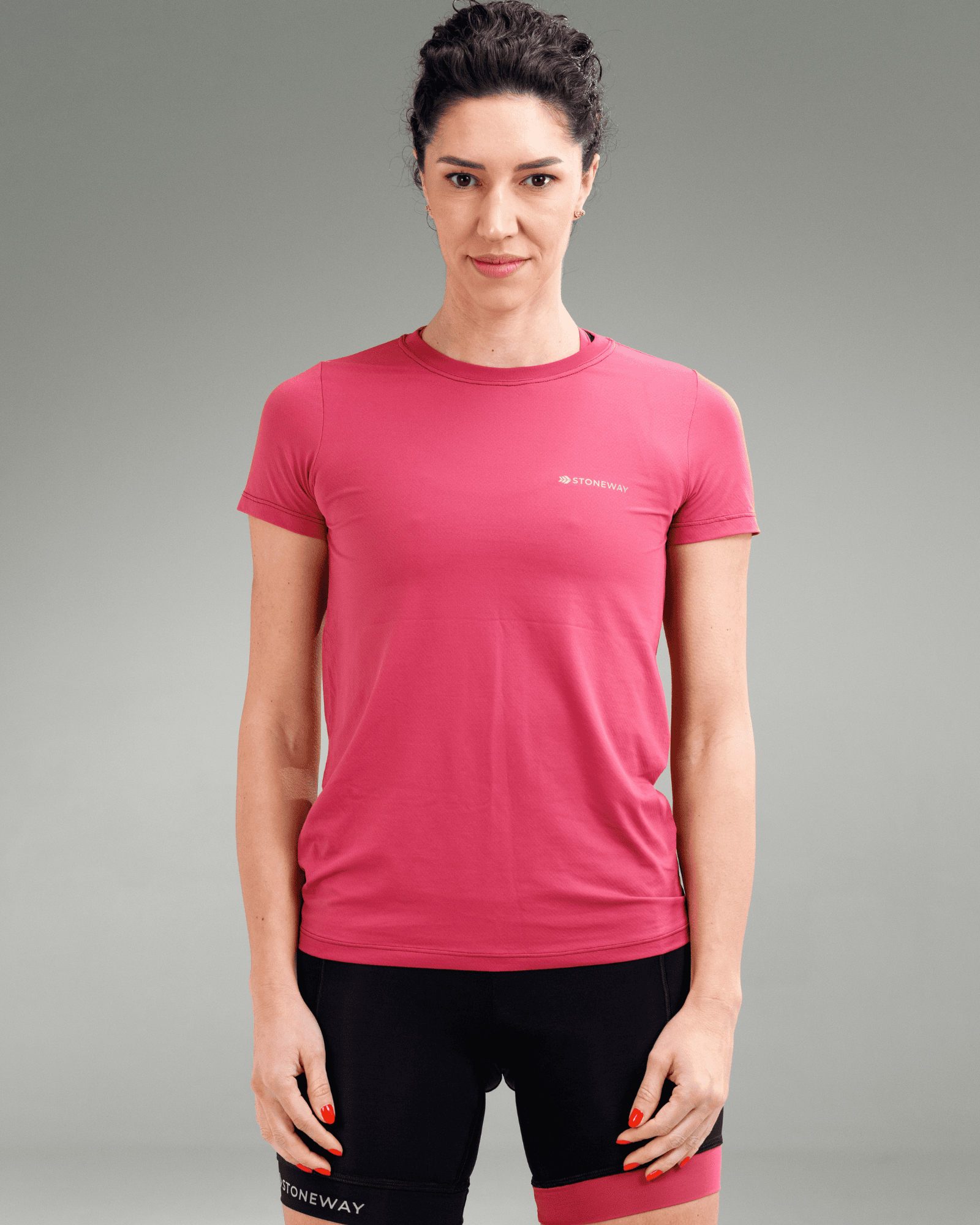 Camiseta X-Dry FREE Manga Curta - Rosa Cassis