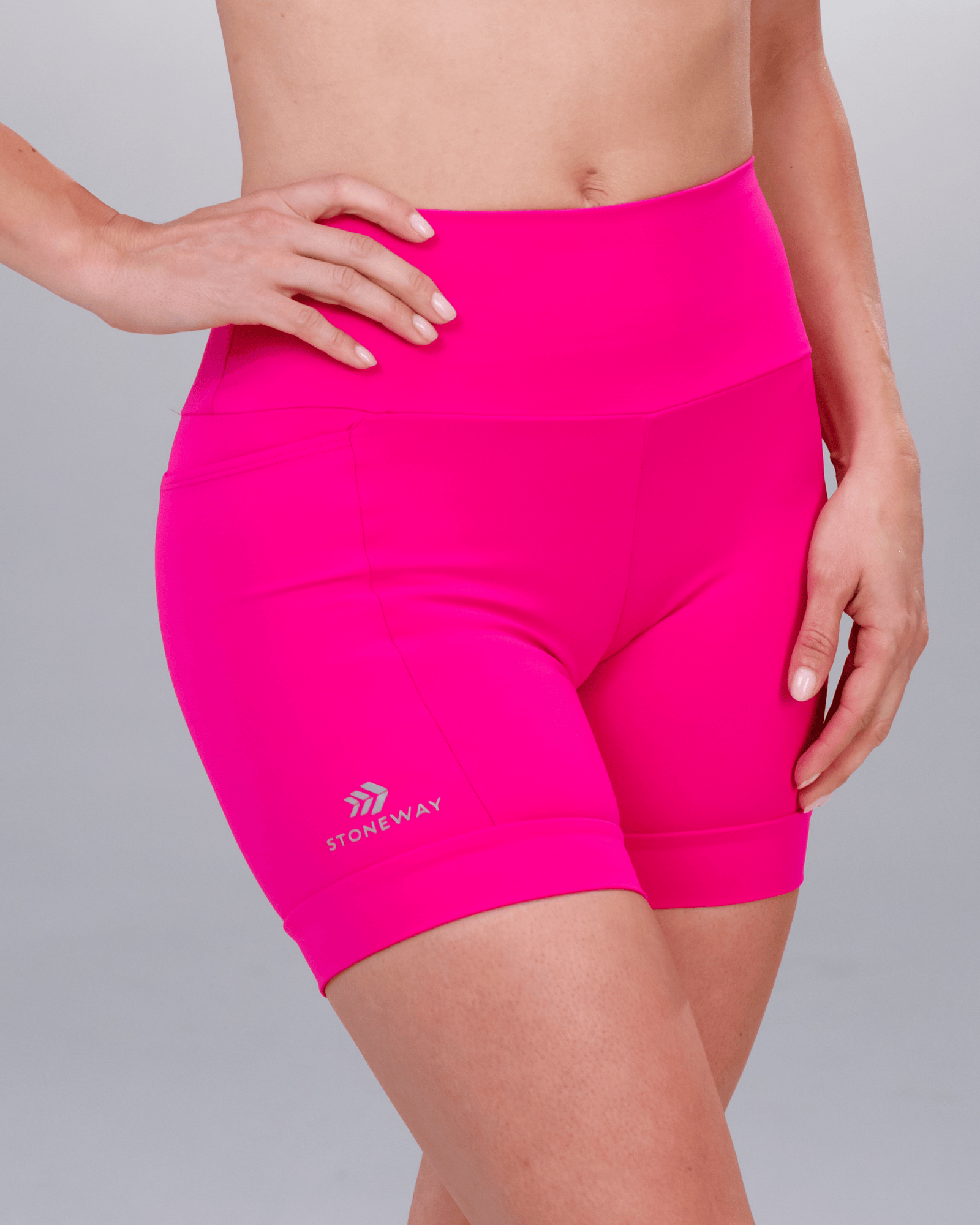 Bermuda Com Bolsos Energy Up RITMO - Rosa Choque