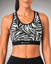 Top com Bolso Extreme Run CryoFlex - Estampa Arusha + Preto