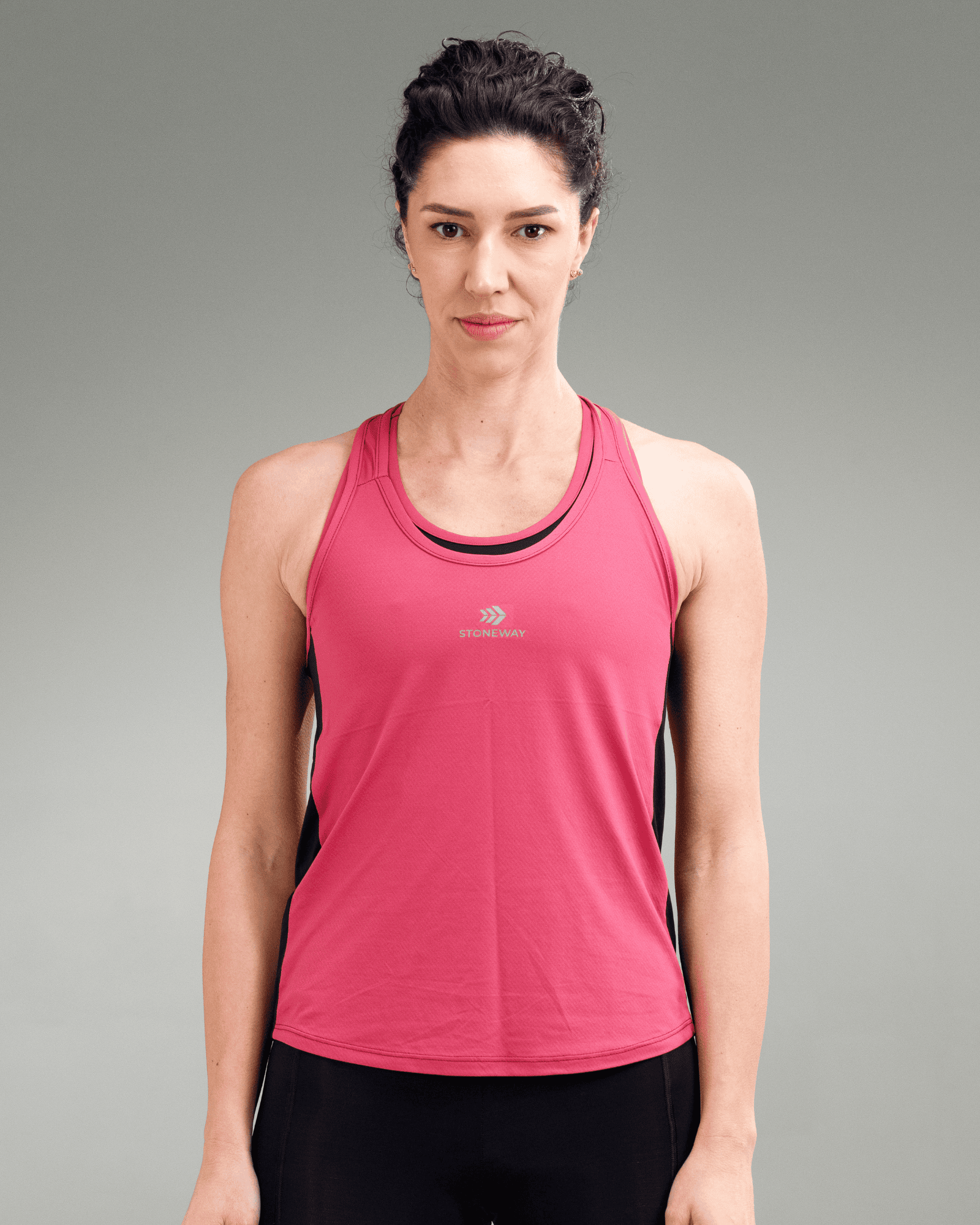 Regata X-Dry FREE DUO - Rosa Cassis com Preto