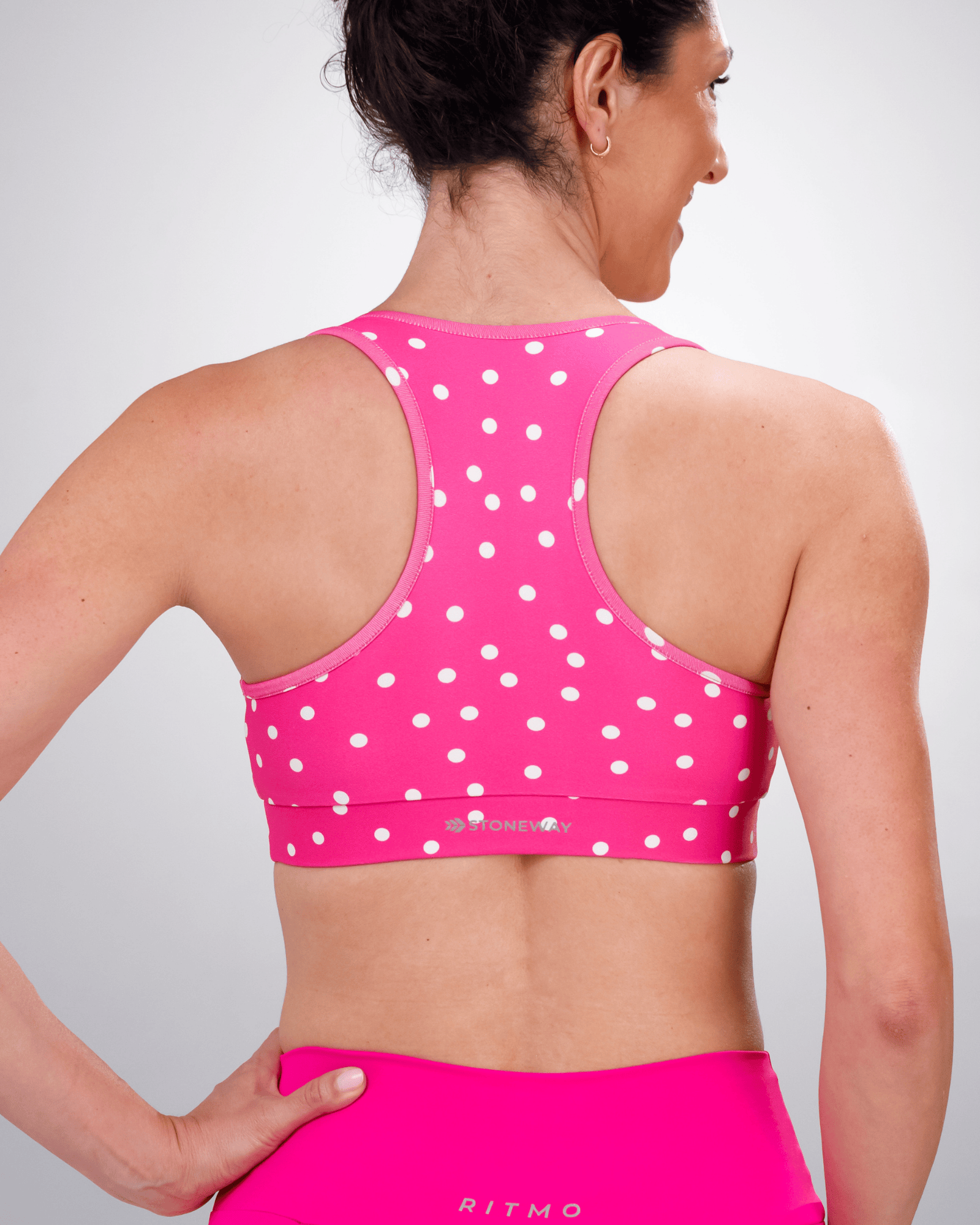 Top Com Bojo Fitness RP - Estampa Medina (Rosa Pink)