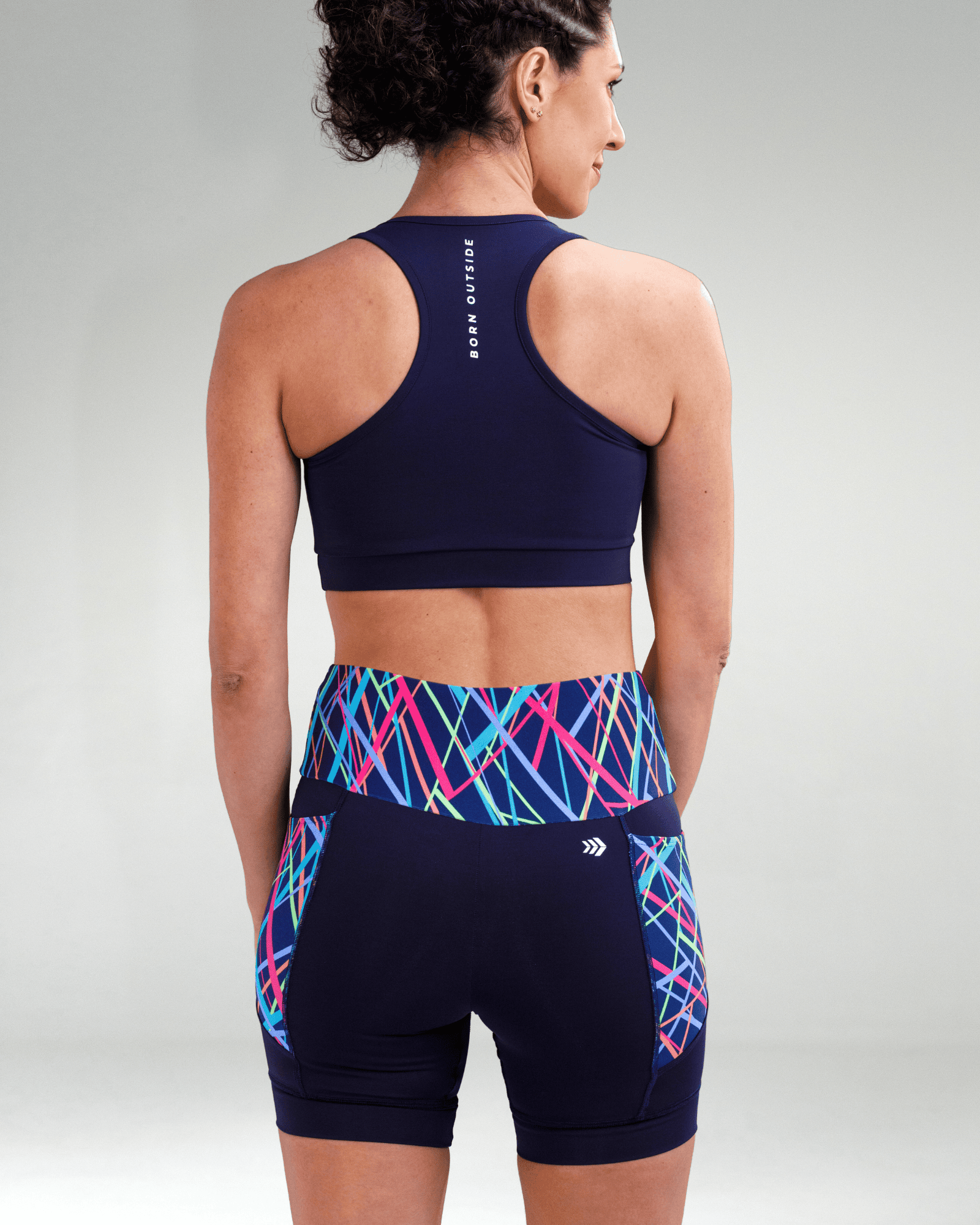 Bermuda Aquaflex EXTREME RUN V3 - Marinho + Estampa Nova Iorque