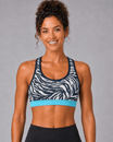 Top Com Bojo Fitness EASY – Estampa Arusha + Azul Piscina