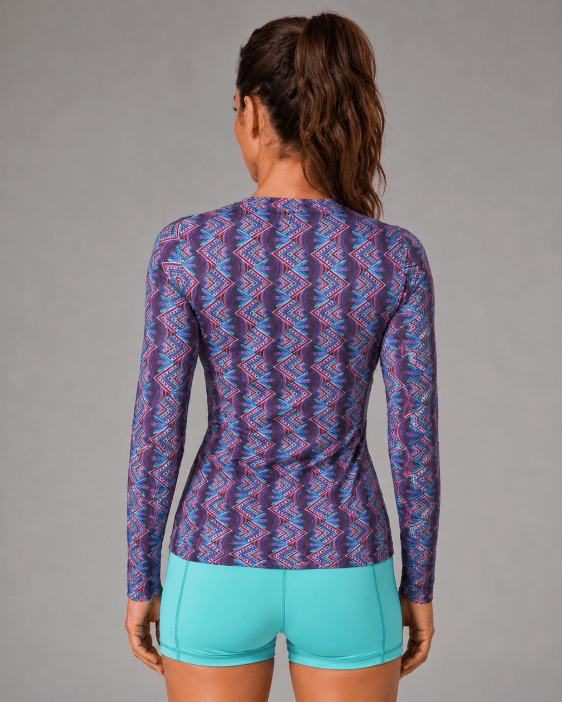 Blusa Manga Longa FITNESS - Estampa Andes