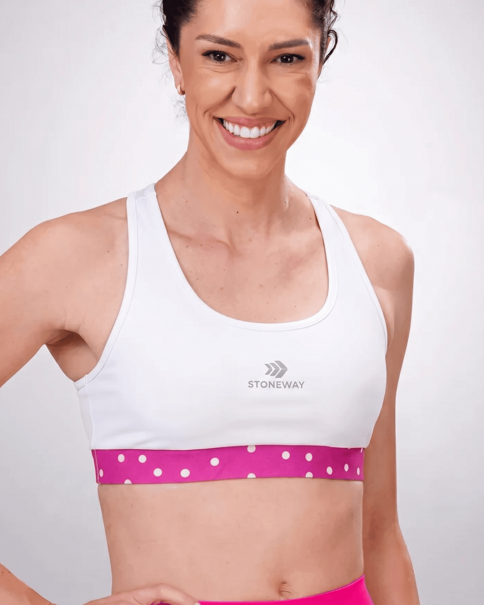 Top Com Bojo Senselight EASY - Branco + Estampa Medina