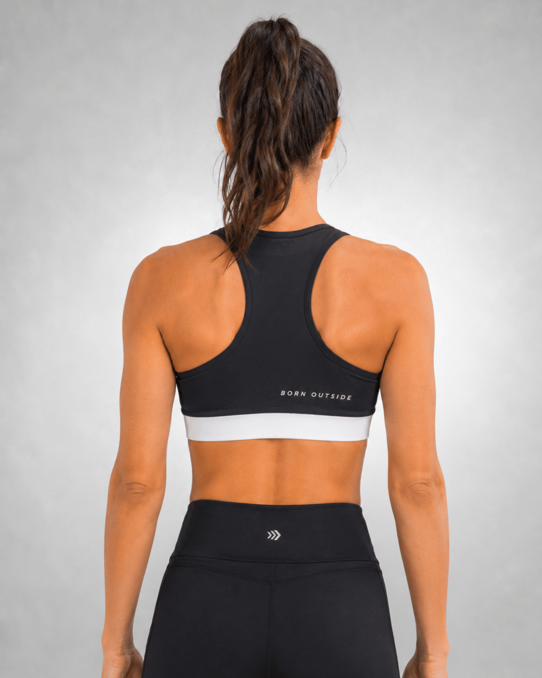 Top com Bojo Easy Senselight - Preto com Branco