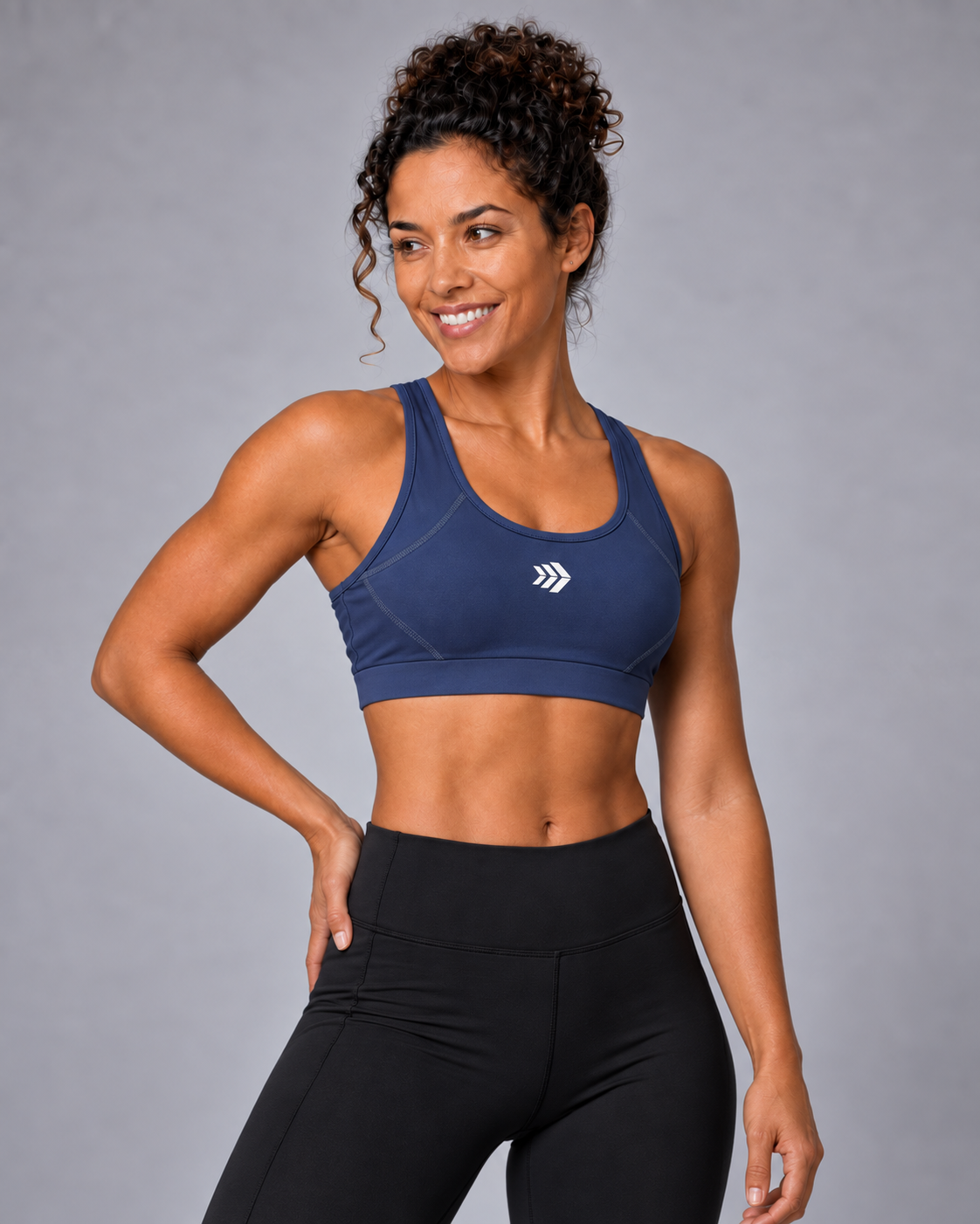 Top com Bojo Summer Senselight - Azul Marinho