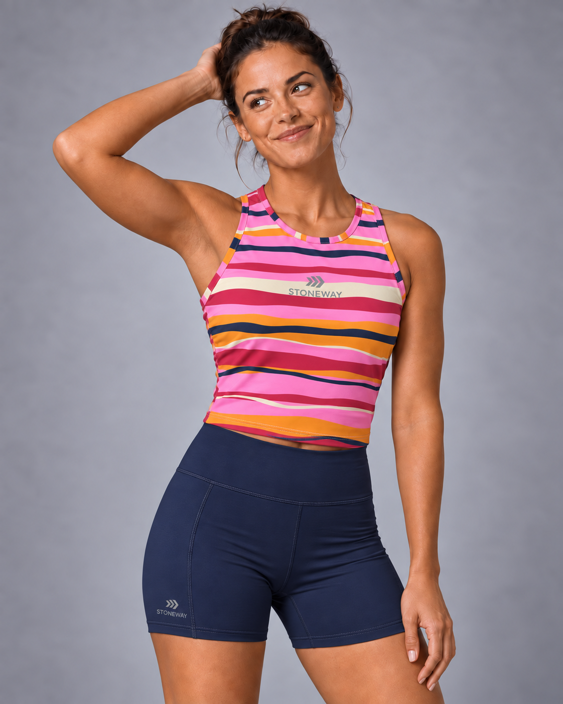 Regata Cropped Senselight JUMP - Estampa Malibu
